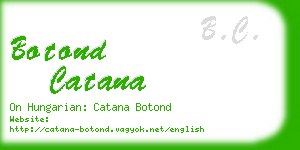 botond catana business card